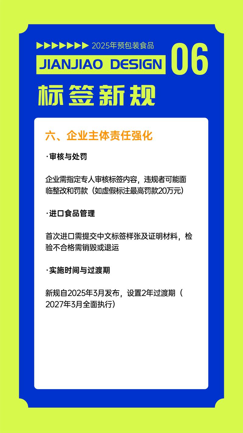 2025年預包裝食品標簽新規 設計師的新挑戰